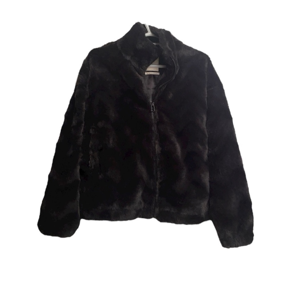 Urban Outfitters Eva Black Faux Fur
Coat Teddy jackets Size S